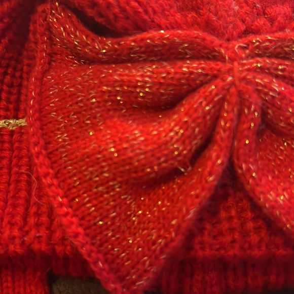 🚨4/$13🚨 Target Red Bow Baby Winter Hat - Picture 5 of 5